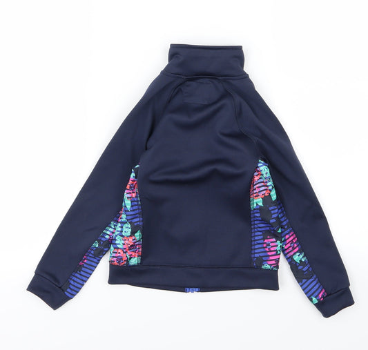 OshKosh B’gosh Girls Blue Floral Jacket Size 5 Years