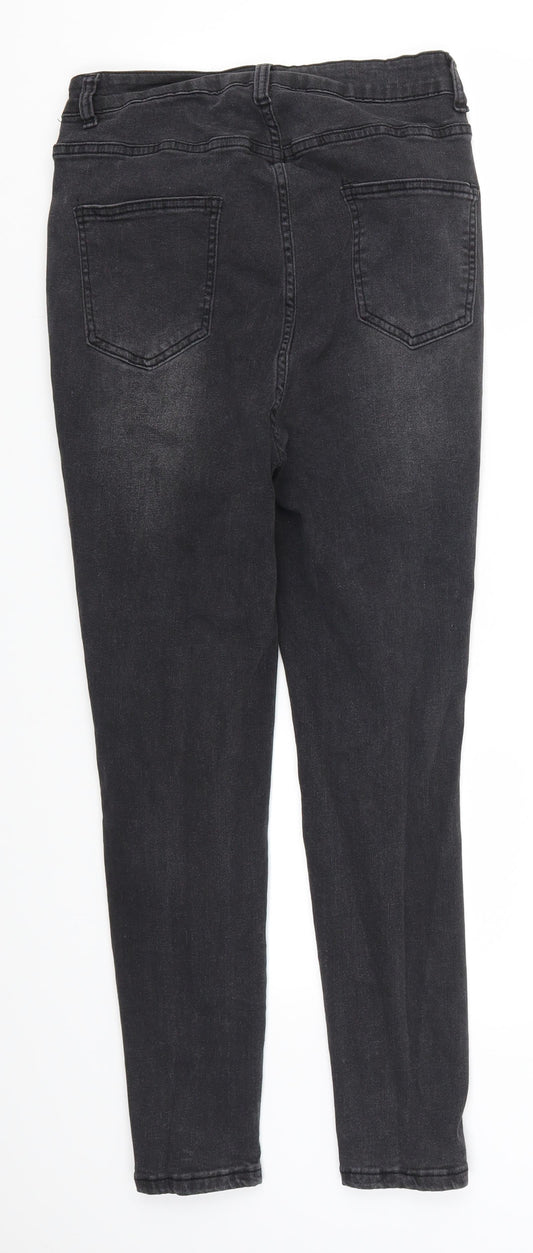 SheIn Womens Grey Denim Skinny Jeans Size 28 in L25 in
