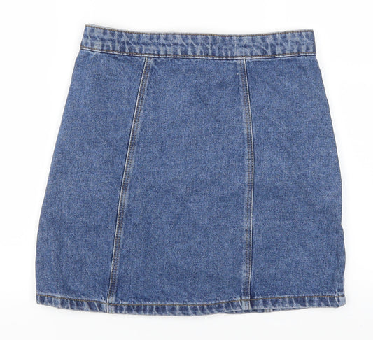 Denim Co Girls Blue Denim A-Line Skirt Size 11-12 Years