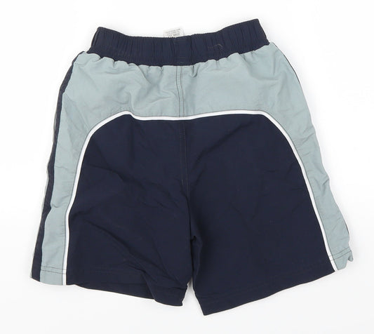 Marks and Spencer Boys Blue Utility Shorts Size 5-6 Years - Beckham