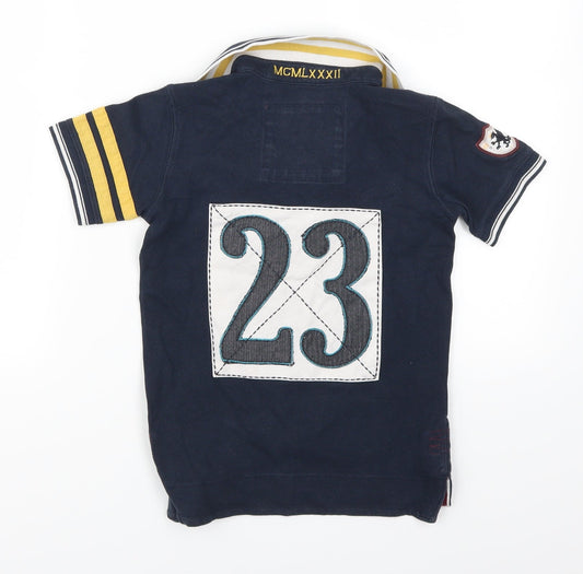NEXT Boys Blue Striped Basic Polo Size 6 Years - 23