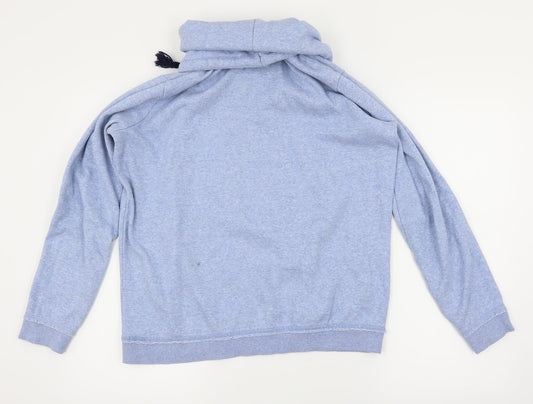 Gina Womens Blue Pullover Sweatshirt Size 14