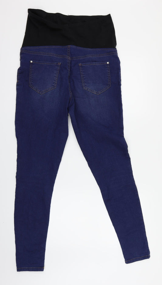 F&F Womens Blue Skinny Jeans Size 12 L28 in