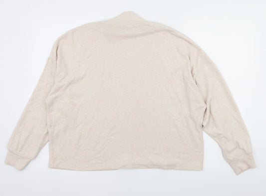 New Look Womens Ivory Knit Pullover Jumper Size M
