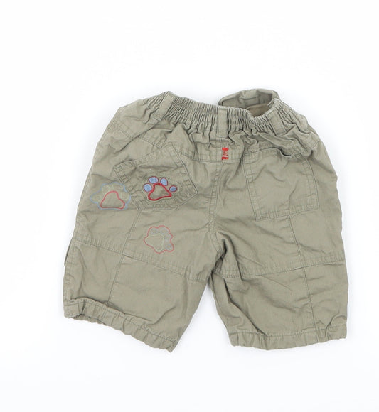 Debenhams Boys Green Cargo Trousers Size 0-3 Months