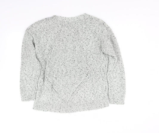 m&s Womens Green Pullover Jumper Size 12