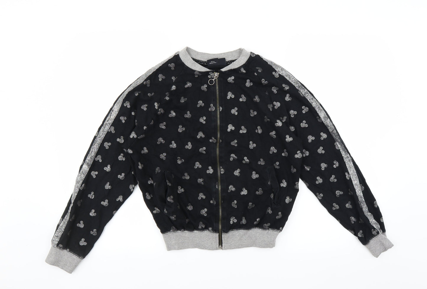 Disney Womens Black   Full Zip Jumper Size S