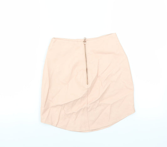 Missguided Womens Pink Straight & Pencil Skirt Size 4