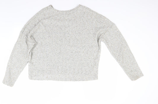 New Look Womens Grey Pullover Jumper Size M