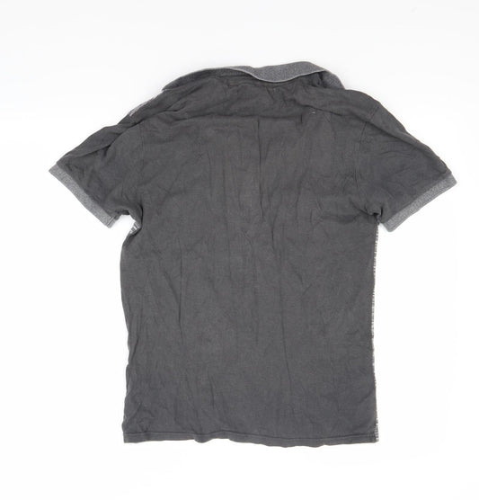 River Island Mens Grey Polo Size XS
