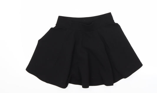 New Look Girls Black Mini Skirt Size 10 Years