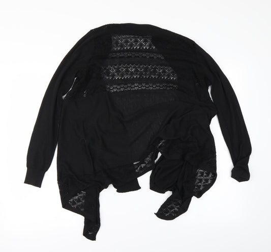 Preworn Womens Black Cardigan Jumper Size M