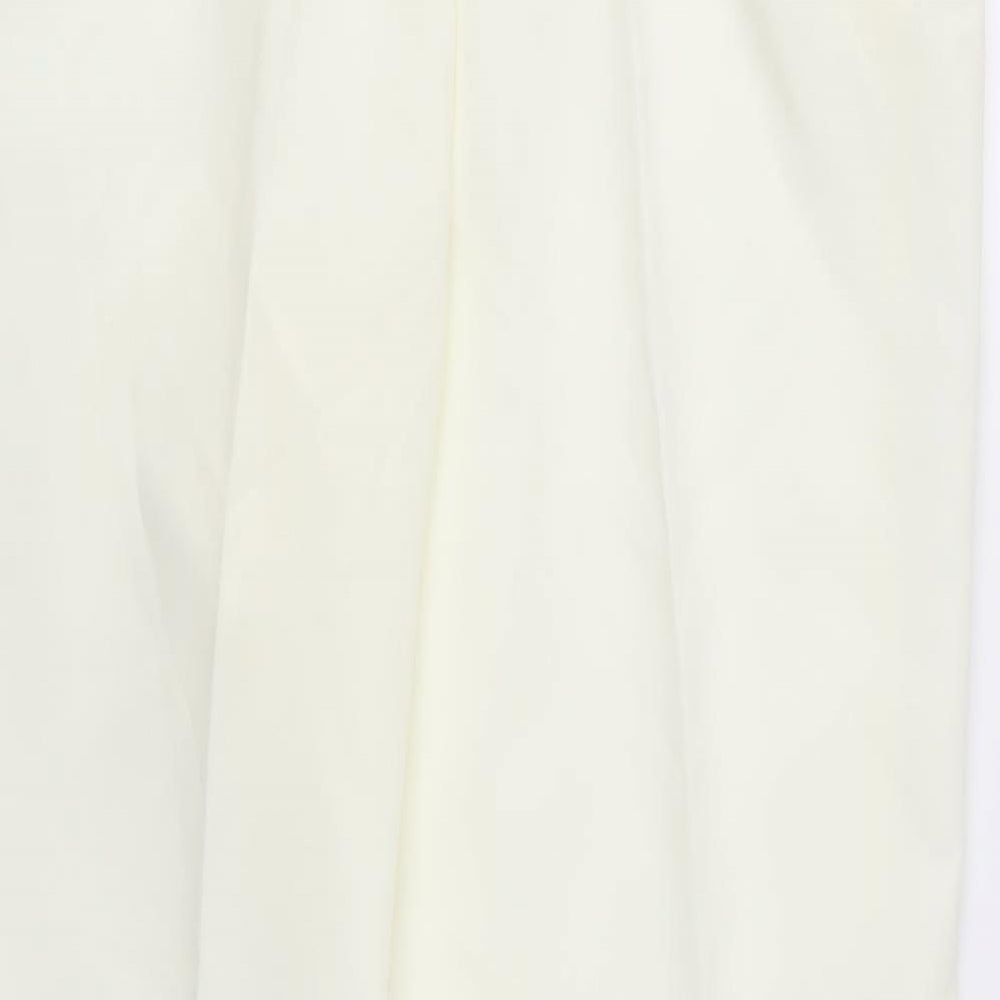 Afibel Womens Ivory Trousers Size 18 L28 in