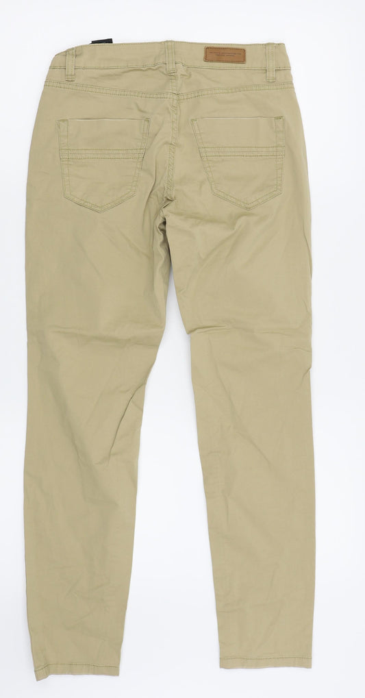 H&M Womens Beige Skinny Jeans Size 6 L25.5 in