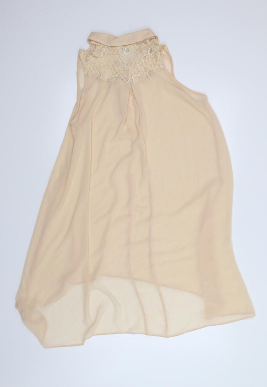River Island Womens Pink Basic Blouse Size 10