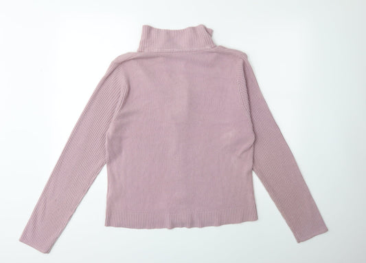 Ellie Louise Womens Purple Knit Cardigan Jumper Size XL
