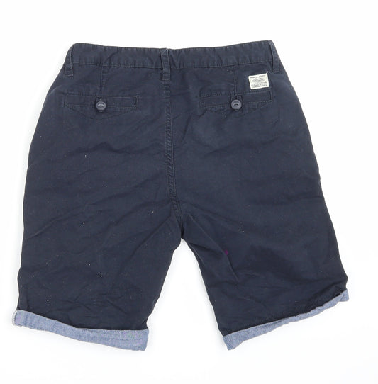 cedarwood state Mens Blue Cargo Shorts Size 28 in