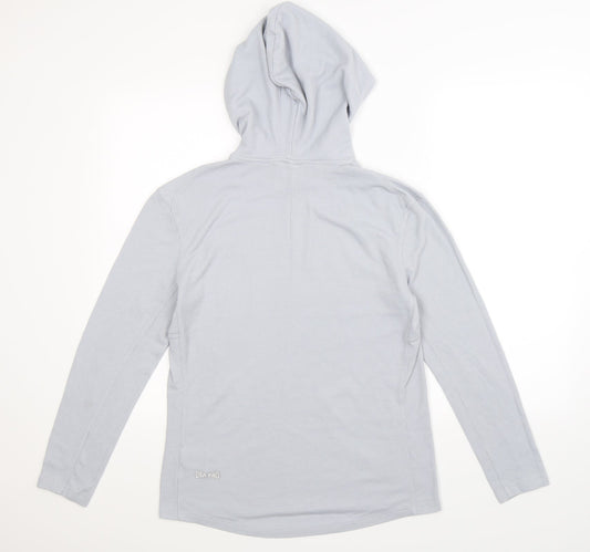 USA Pro Womens Grey Knit Pullover Hoodie Size 8