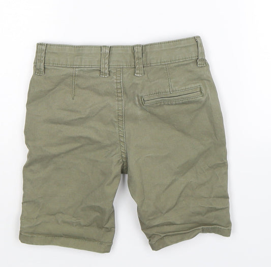 Denim Co Boys Green Chino Trousers Size 4-5 Years