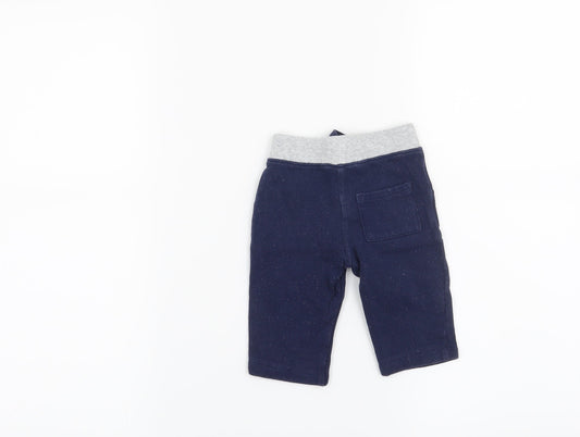 John Lewis Boys Blue Sweatpants Trousers Size 0-3 Months