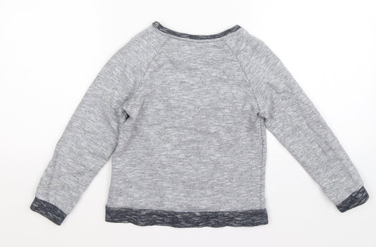 enchanted forest Boys Grey Pullover Jumper Size 3-4 Years - varsity league