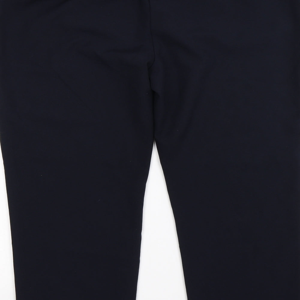 Preworn Womens Blue Trousers Size 14 L25 in