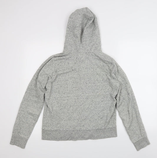 Divided Mens Grey Full Zip Hoodie Size M