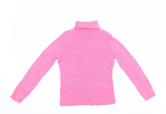 Preworn Girls Pink Pullover Jumper