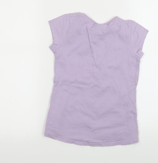 I love girls wear Girls Purple Basic Blouse Size 6-7 Years