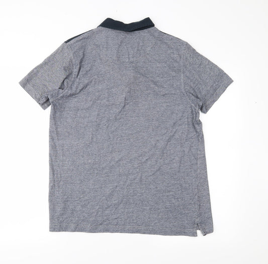 Easy Mens Grey Polo Size L