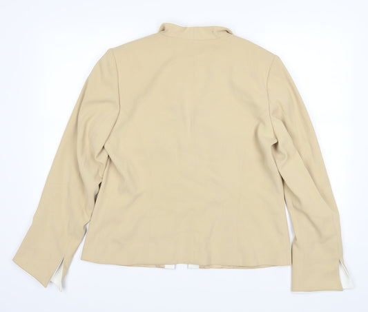 Roman Originals Womens Beige Jacket Blazer Size 14
