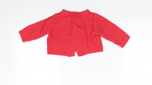george Girls Pink Cardigan Jumper Size 3-6 Months - Minnie mouse