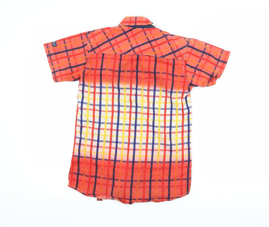 button boy Boys Red Check Basic Button-Up Size 10 Years
