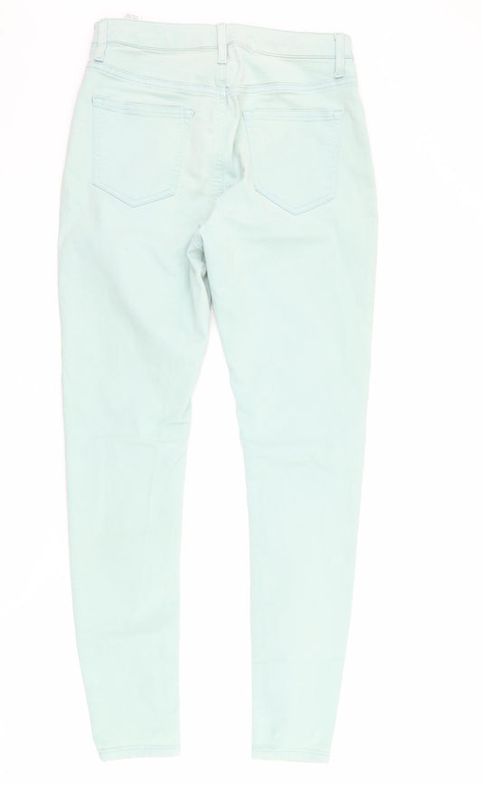 Marks and Spencer Womens Blue Denim Skinny Jeans Size 12 L27 in