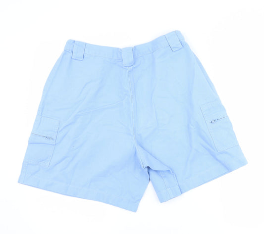 Joie de Vivre Womens Blue Mom Shorts Size 32 in