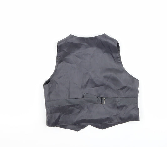 Preworn Boys Grey Jacket Waistcoat Size 3 Years
