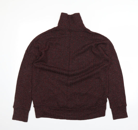 Topshop Womens Red Pullover Jumper Size 10
