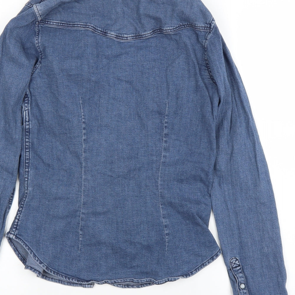 H&M Womens Blue Jacket Size 8