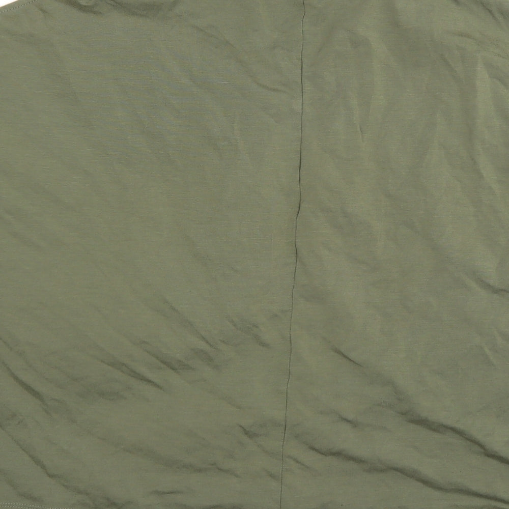Very Womens Green Basic T-Shirt Size 14