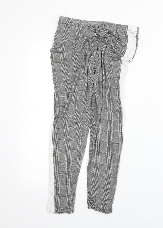 Boohoo Womens Black Trousers Size 12 L23 in