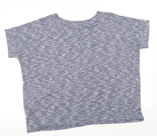 Warehouse Womens Grey Basic T-Shirt Size 14