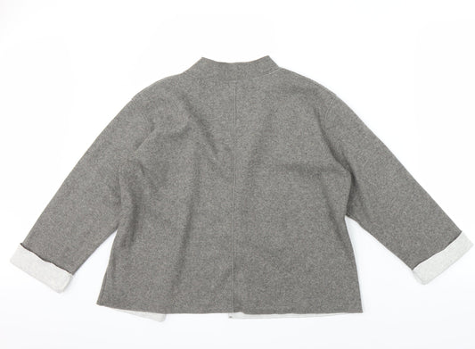 Sainsburys Womens Grey Cardigan Jumper Size 14