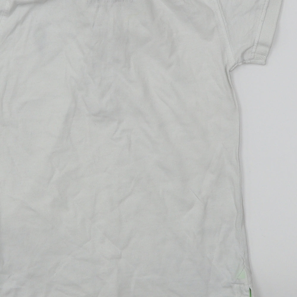 NEXT Boys White Basic Polo Size 2-3 Years - Ice cream