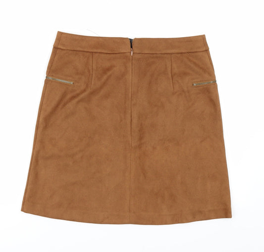 Papaya Womens Brown Mini Set Size 8