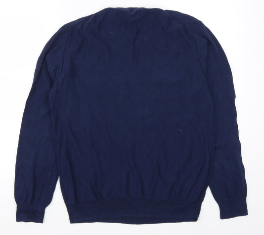 Matalan Womens Blue Pullover Jumper Size M