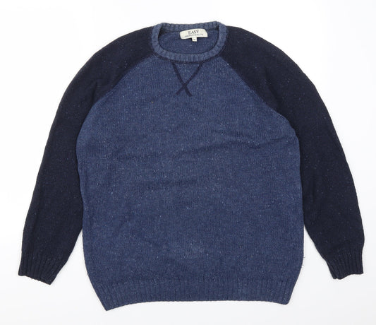 Mataln Mens Blue Pullover Jumper Size M