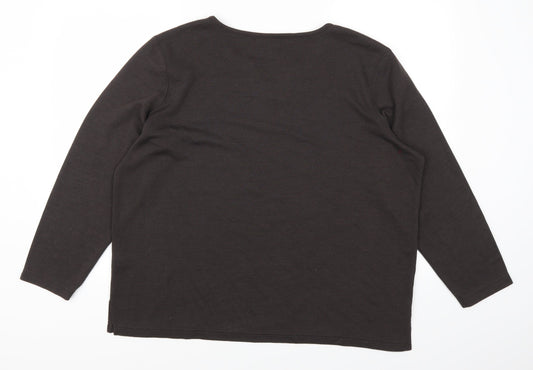 Bonmarché Womens Brown Pullover Jumper Size L