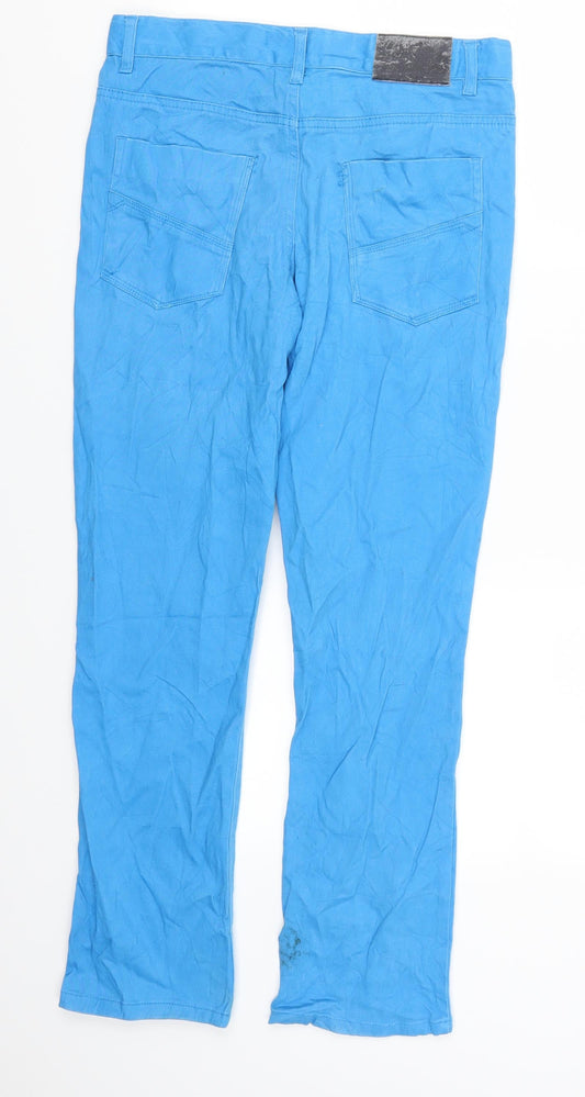 Mangun Girls Blue Denim Straight Jeans Size 11 Years