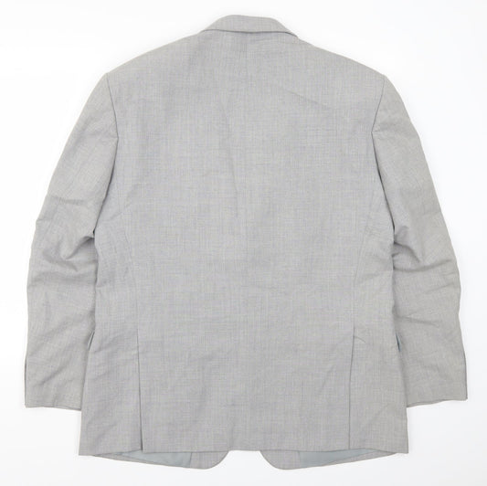 Greenwoods Mens Grey Jacket Suit Jacket Size 42