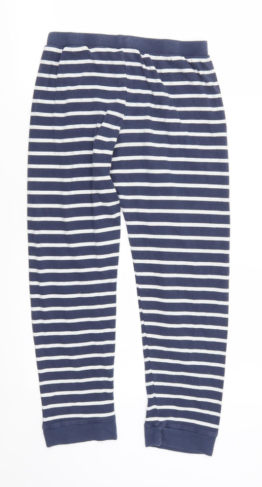 Marks and Spencer Girls Blue Striped Snow Pants Trousers Size 11-12 Years